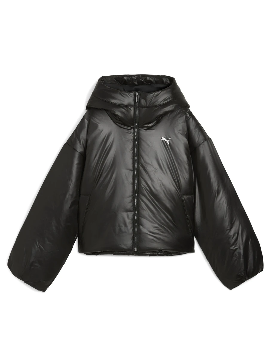 Puma Куртка утеплённая женская WARDROBE ESS SHINY HOODED PADDED JACKET