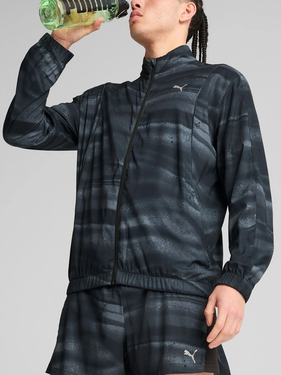 Puma Ветровка мужская RUN VELOCITY AOP JACKET M