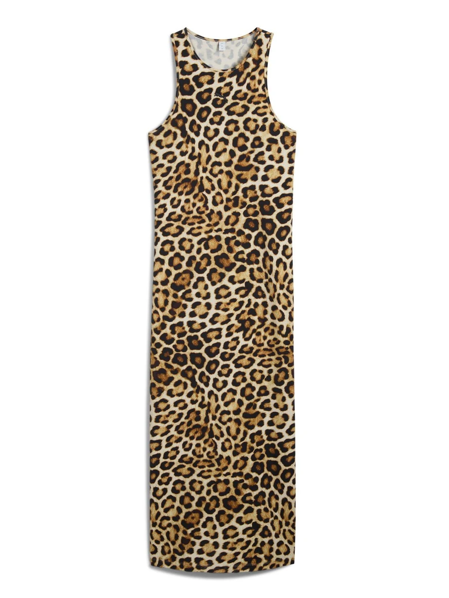 Puma Платье женское LEO LUXE SLIM AOP DRESS
