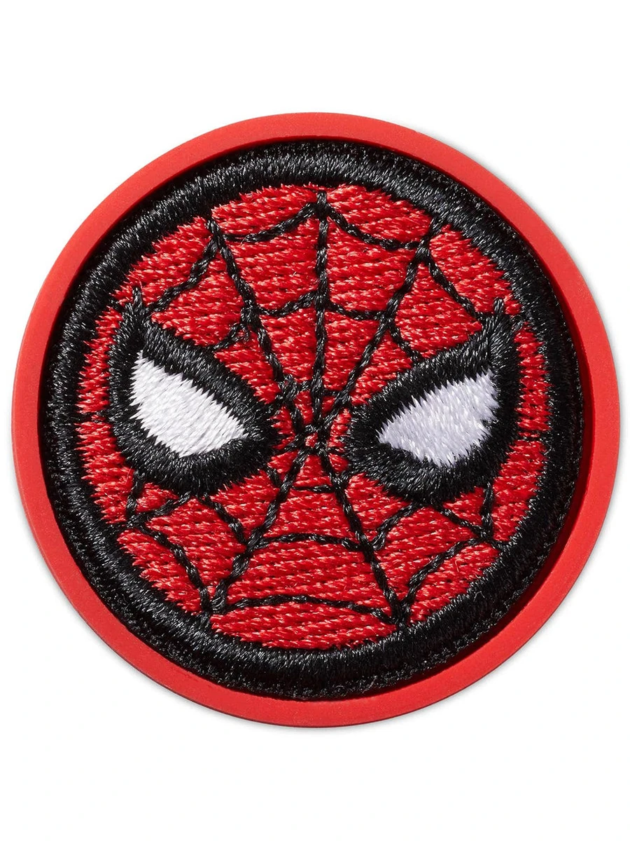 Crocs Джиббитс SPIDERMAN CARTOON FACE