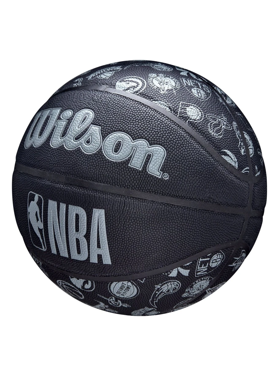 Wilson Мяч баскетбольный NBA ALL TEAM BSKT BL SZ7 COMPOSITE LEATHER