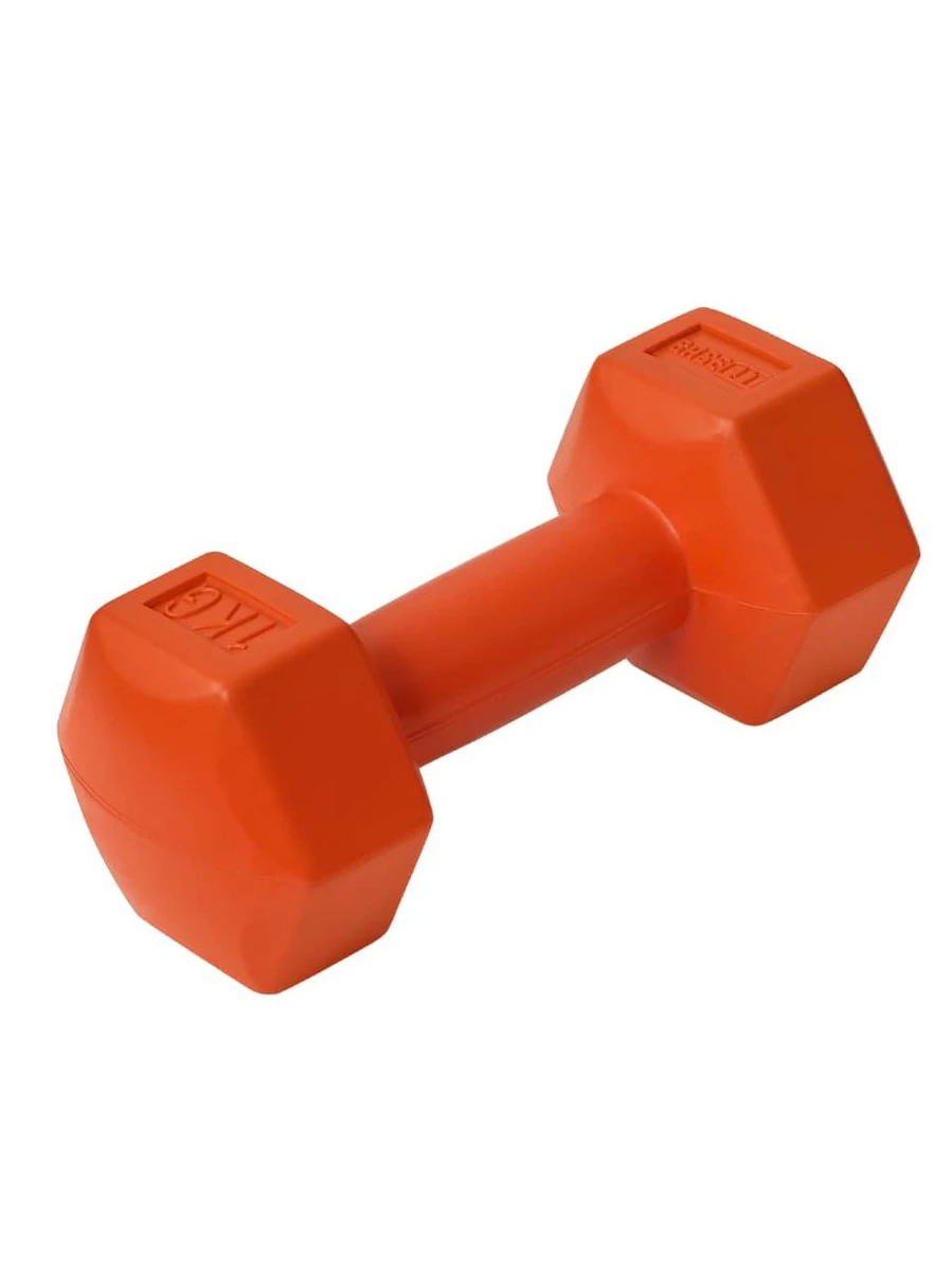 Basefit Гантель гексагональная, 1 кг. (2 шт.)