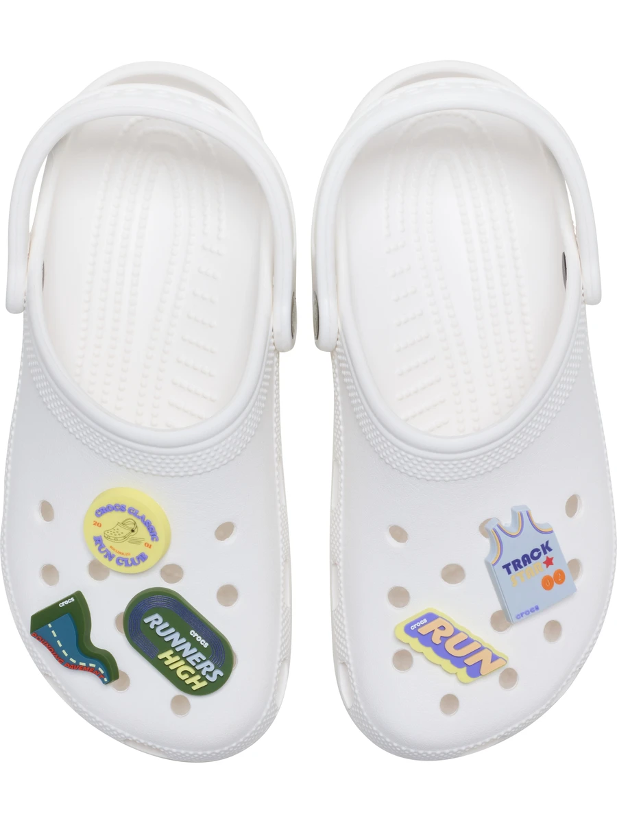Crocs Набор джиббитс CROCS RUN CLUB (5шт.)
