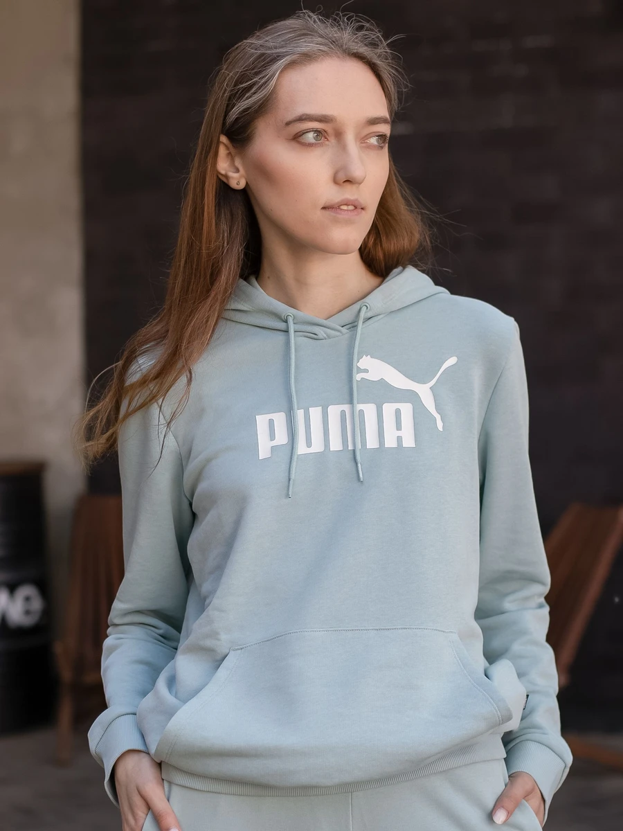 Puma Джемпер женский ESS LOGO HOODIE TR (S)