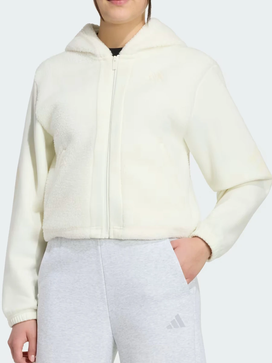 Adidas Джемпер женский JG FI 3S FZ HD