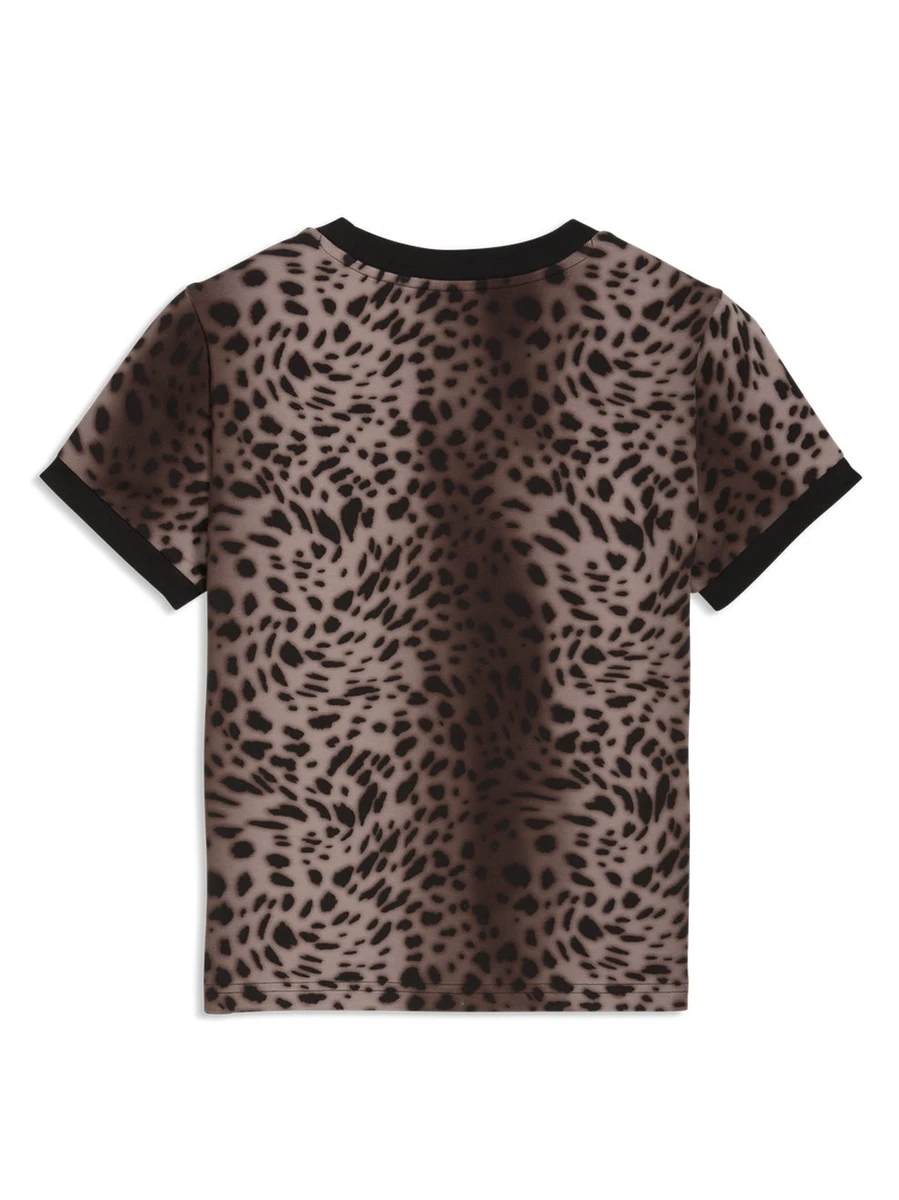 Puma Футболка женская ESS GRAPHICS LEO LUXE BEDAZZLED SLIM TEE
