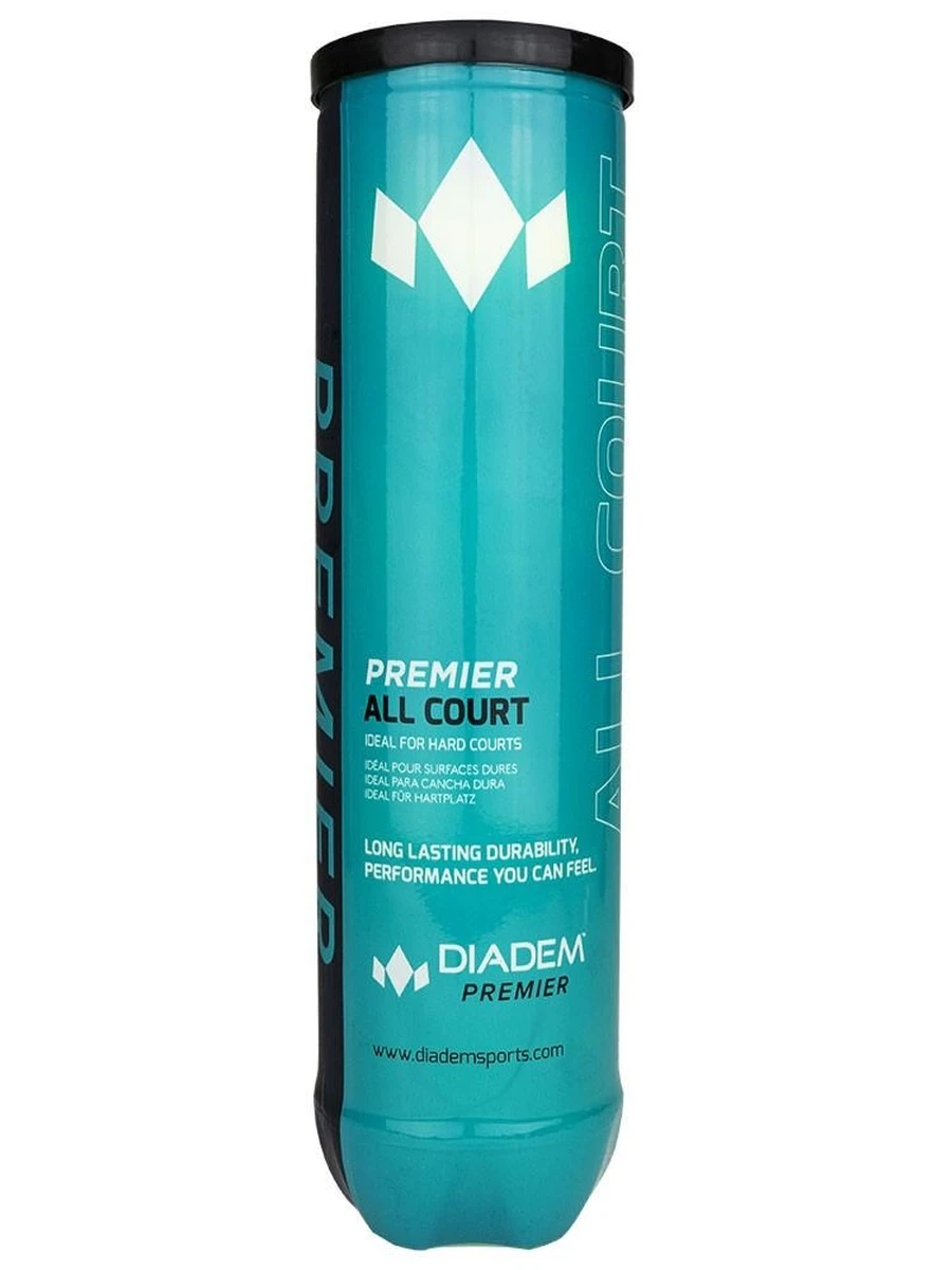 Diadem Мячи теннисные PREMIER ALL COURT (4 мяча в тубе)