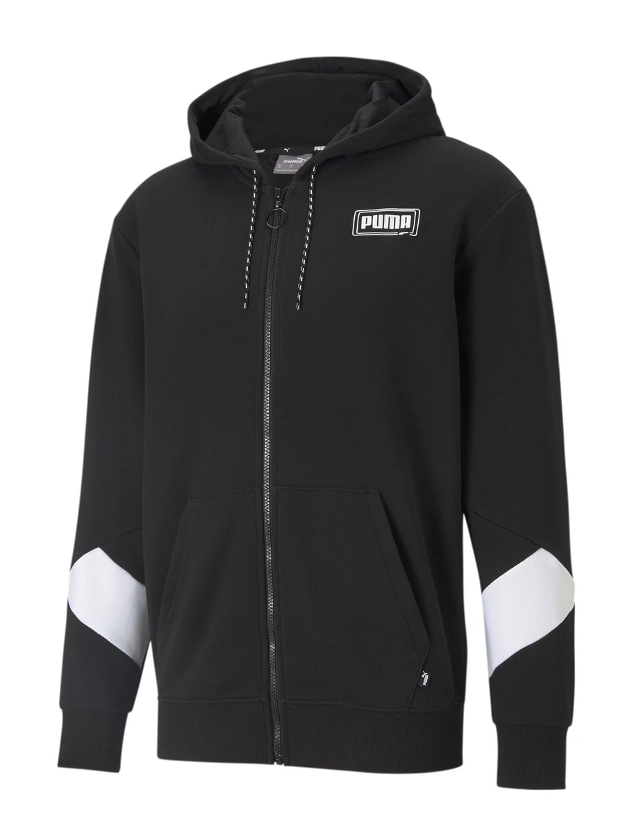 Puma Джемпер мужской REBEL FZ HOODIE TR