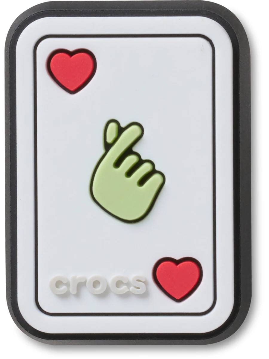 Crocs Джиббитс HEART CARD