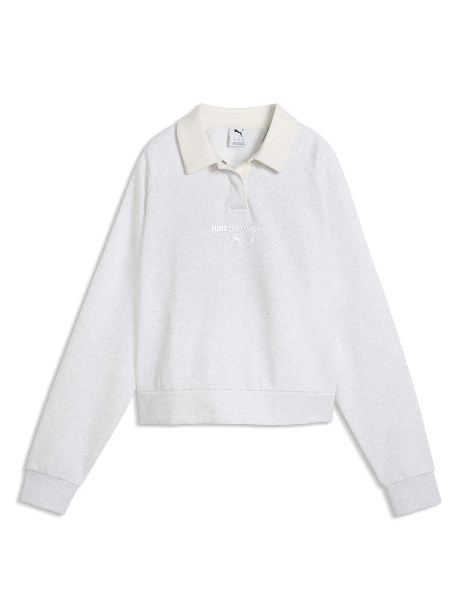 Puma Джемпер женский CLASS RELAXED LONGSLEEVE POLO FL