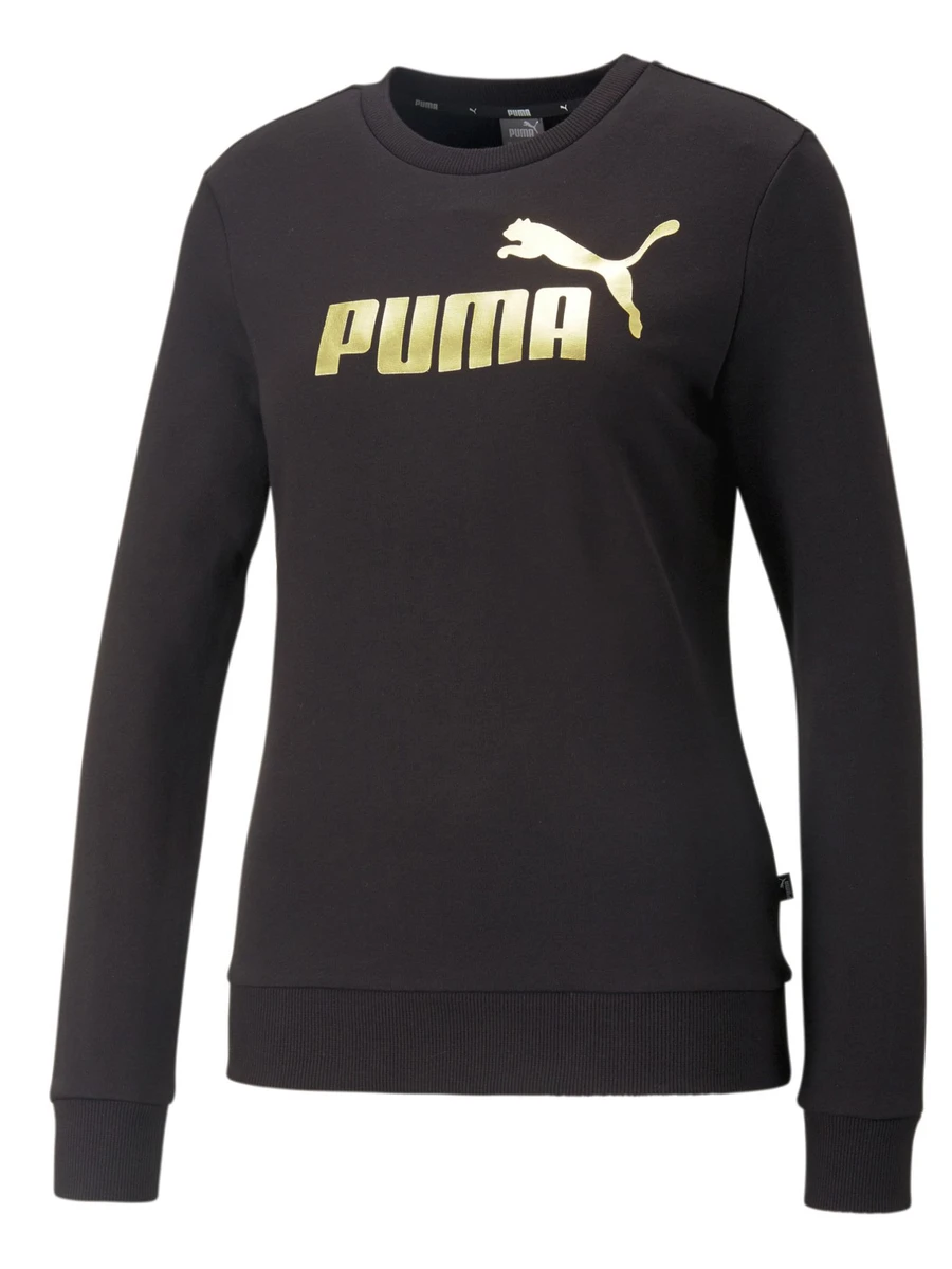 Puma Джемпер женский ESS+ METALLIC LOGO CREW TR