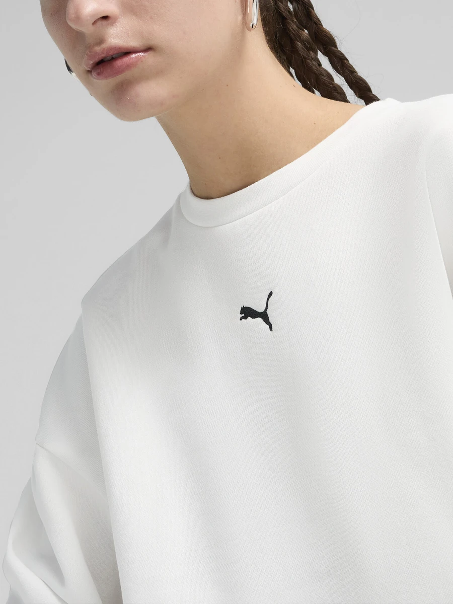 Puma Джемпер женский ESS OVERSIZED CREW FL