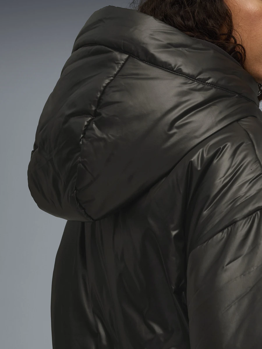 Puma Куртка утеплённая женская WARDROBE ESS SHINY HOODED PADDED JACKET