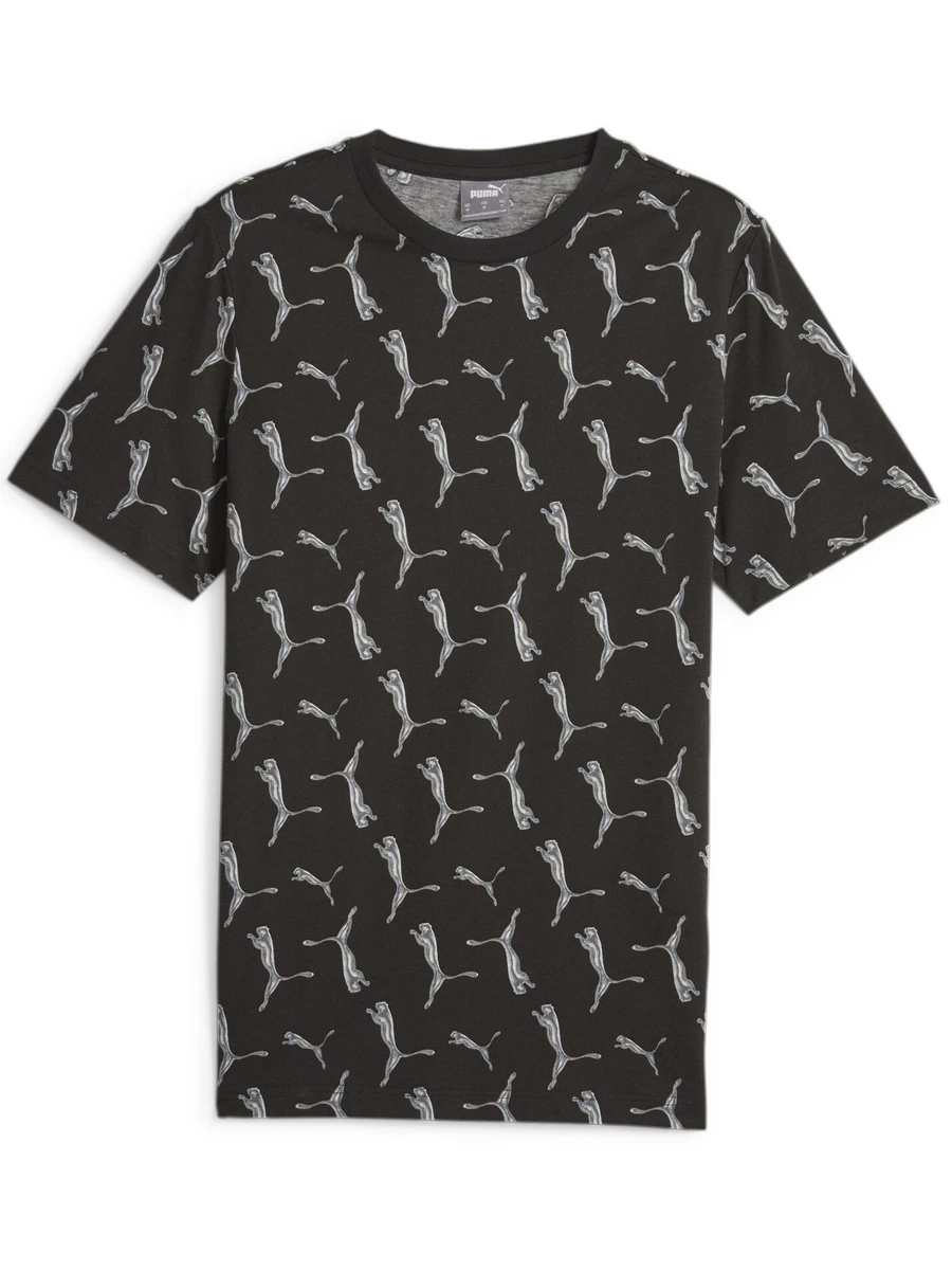 Puma Футболка мужская ESS+ LOGO LAB HOLIDAY AOP