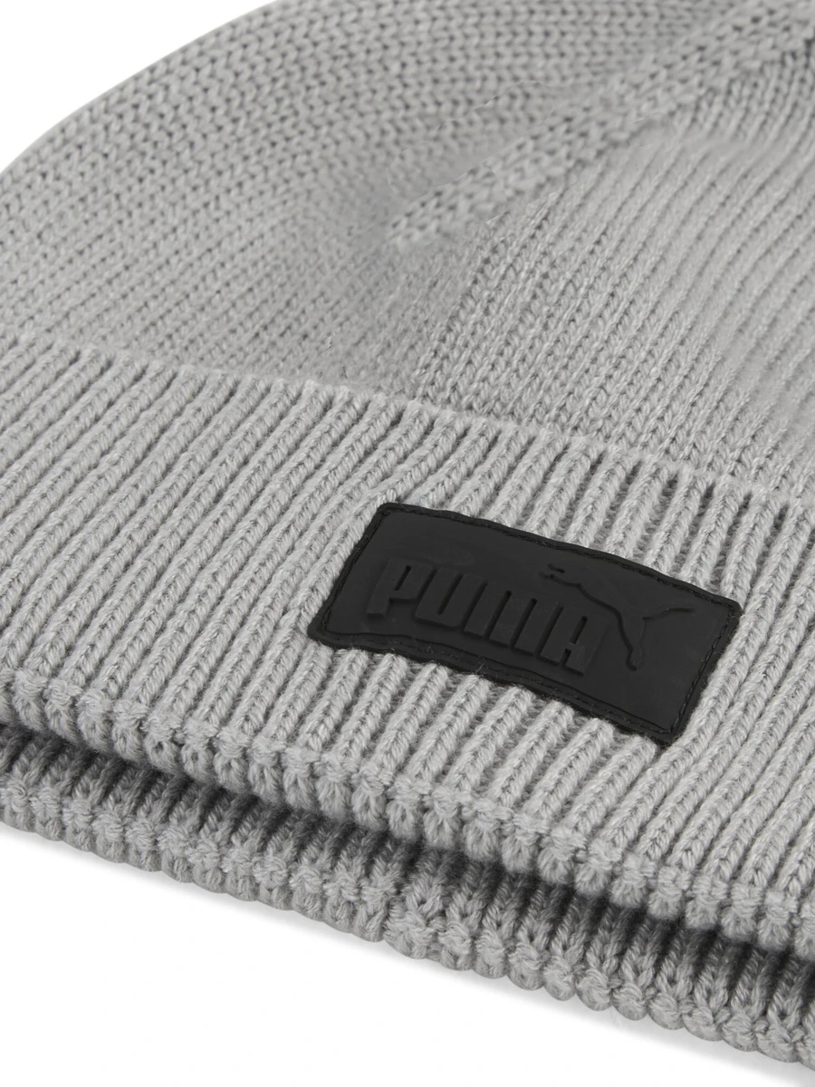 Puma Шапка ESS ELEVATED RUBBER PATCH LOW CROWN BEANIE