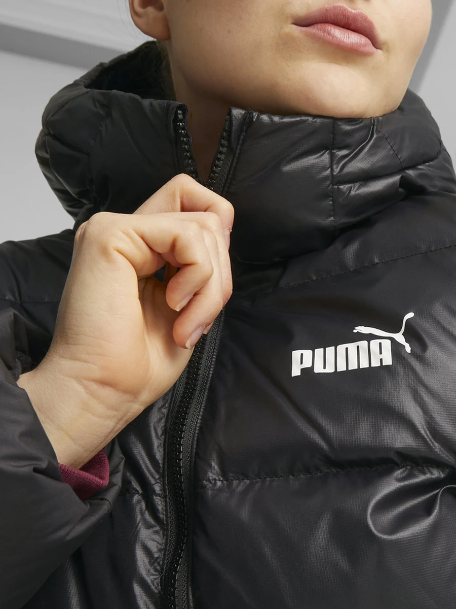Puma Куртка утеплённая женская PUMA POWER HOODED JACKET PUMA BLACK
