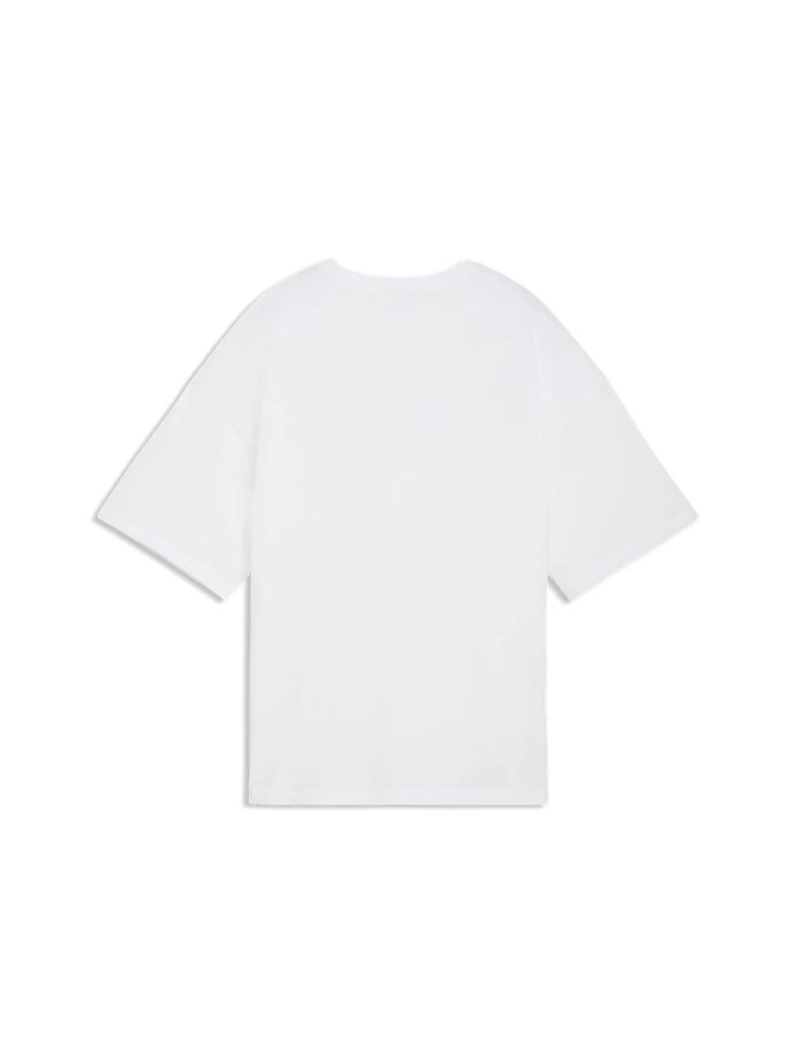 Puma Футболка женская ESS GRAPHICS LEO LUXE BEDAZZLED OVERSIZED TEE