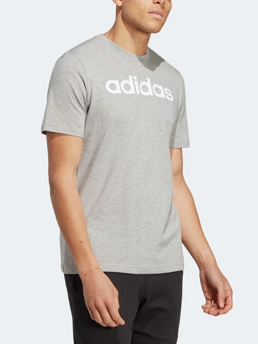 Adidas Футболка мужская EMBROIDERED LOGO T-SHIRT LINEAR JERSEY SIMPLE ESSENTIALS