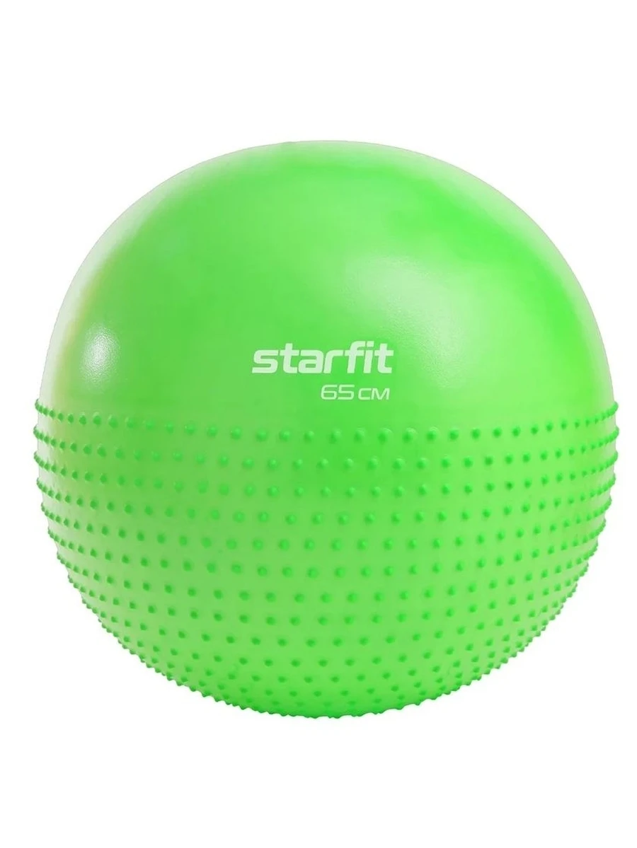 Starfit Фитбол полумассажный антивзрыв, 65 см