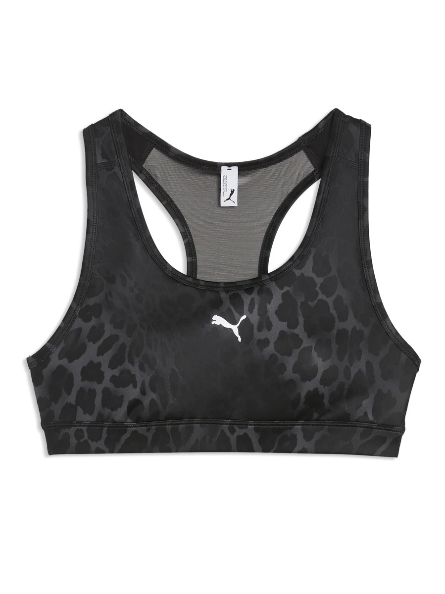 Puma Топ женский 4KEEPS BRA - PADDED - SPOTTED HAZE