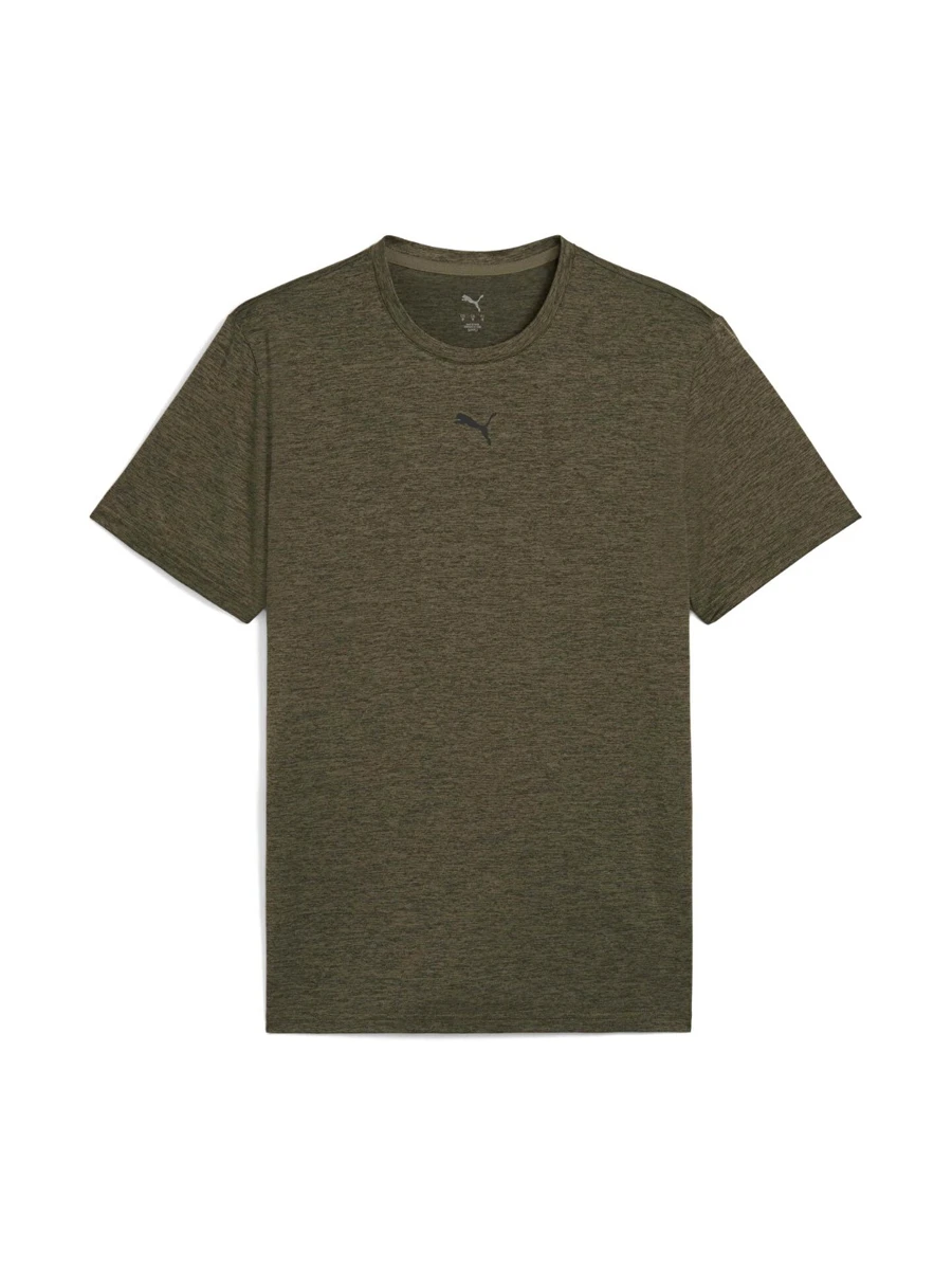 Puma Футболка мужская TAD ESSENTIALS HEATHER LEFT CHEST LOGO TEE