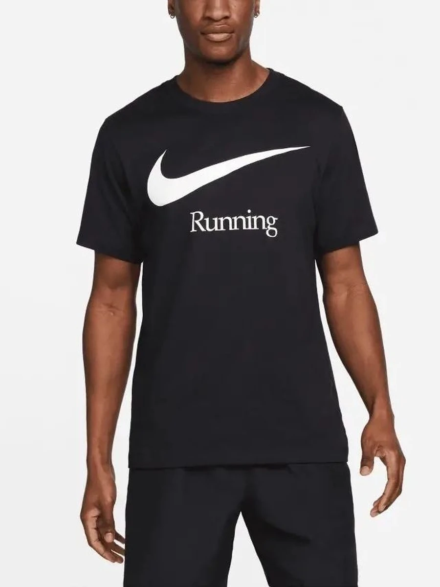 Nike Футболка мужская M NK DF RUN HBR FS