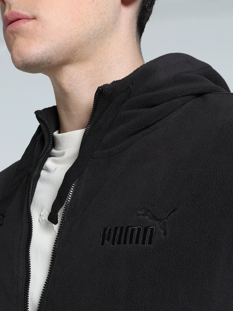 Puma Джемпер мужской ESS ELEVATED POLARFLEECE FULL-ZIP HOODIE