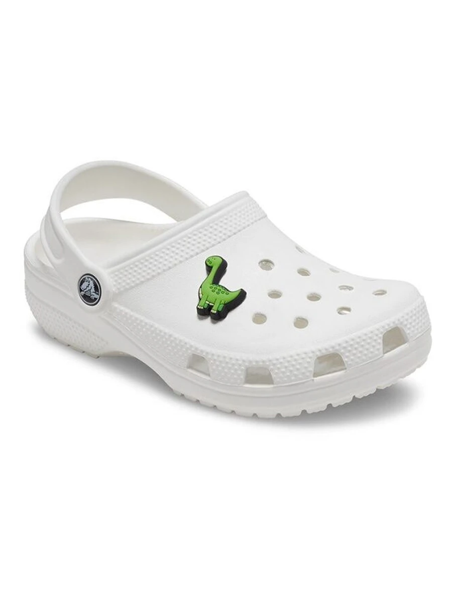 Crocs Джиббитс BOYS RULE GREEN DINO