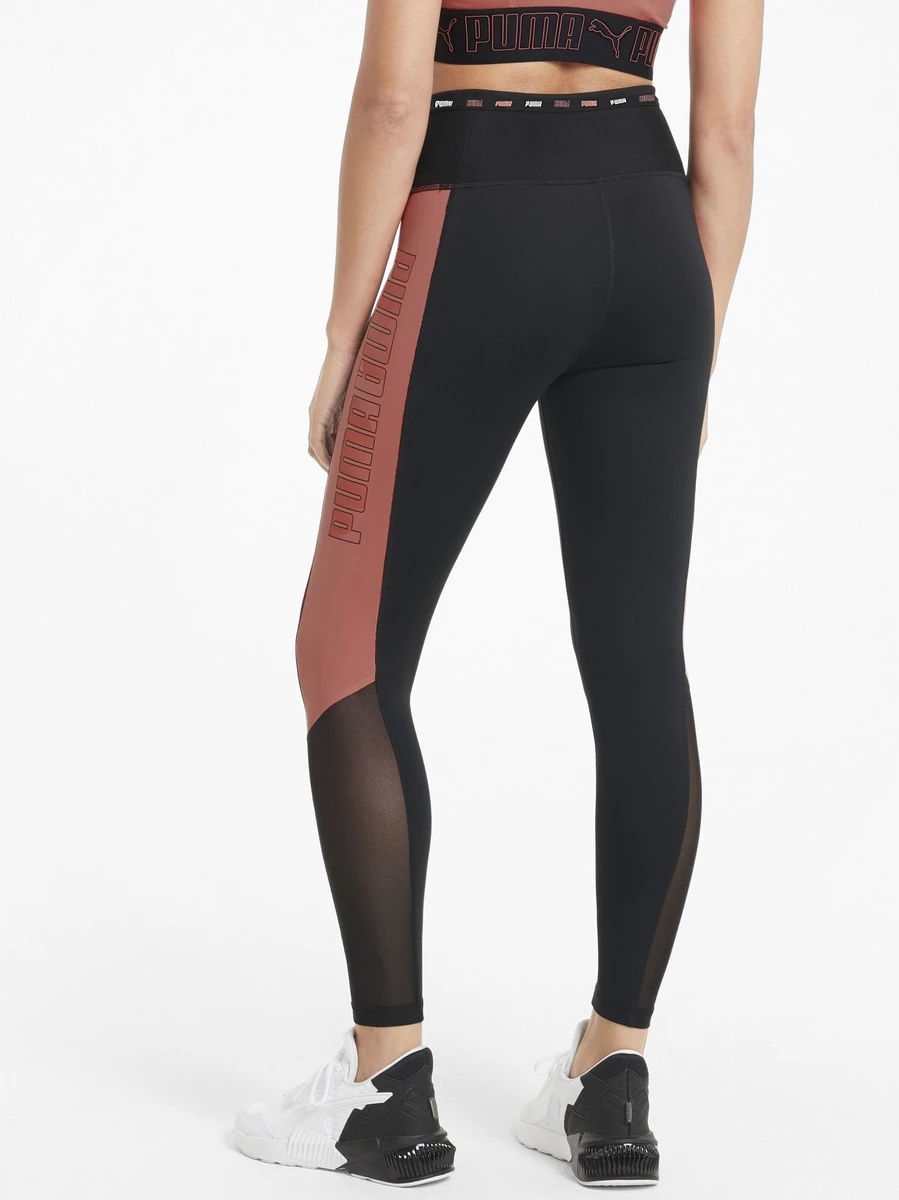 Puma Леггинсы женские TRAIN LOGO BLOCK HIGH WAIST 7/8