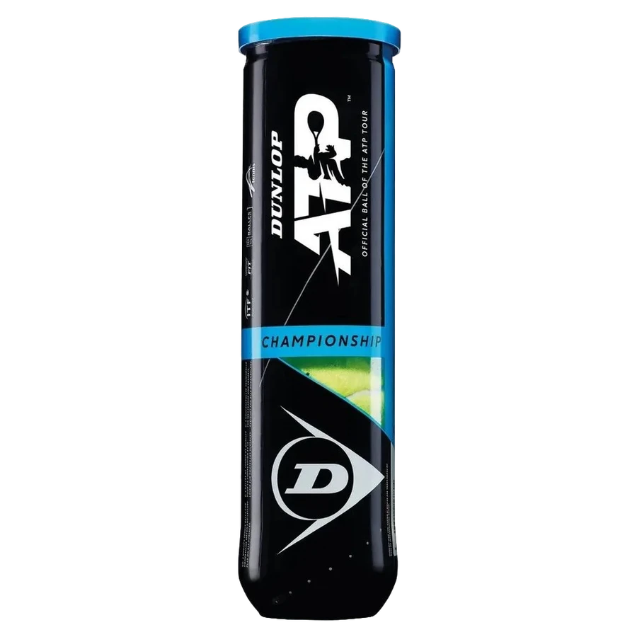 Dunlop Мячи теннисные ATP CHAMPIONSHIP (4 мяча в тубе)