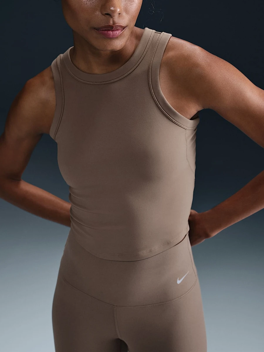 Nike Топ женский ONE FITTED DF CROP TANK