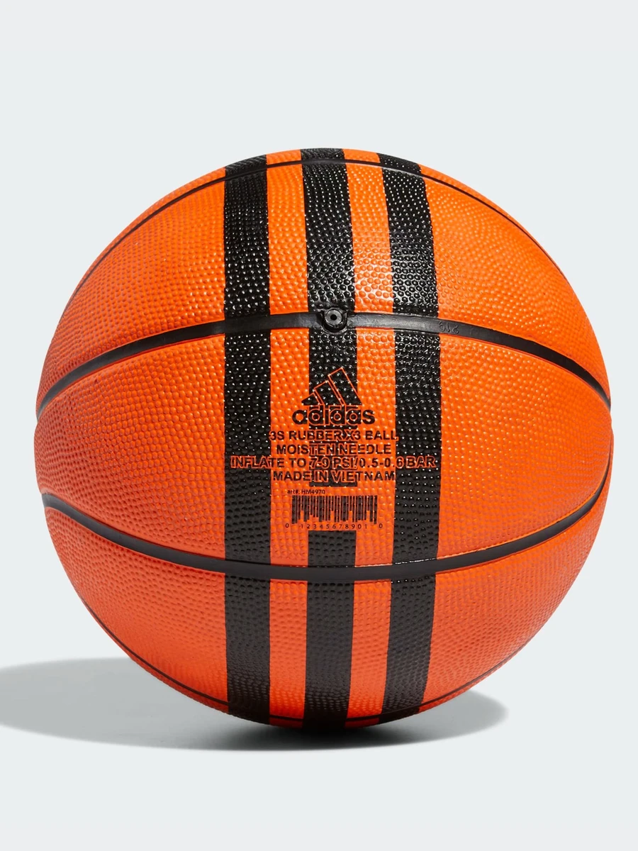 Adidas Мяч баскетбольный 3-STRIPES RUBBER X3