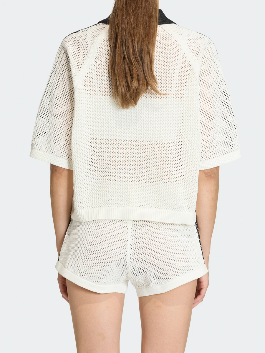 Adidas Поло женское CROCHET POLO
