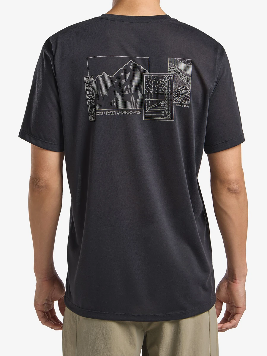 Jack Wolfskin Футболка мужская VONNAN GRAPHIC T M