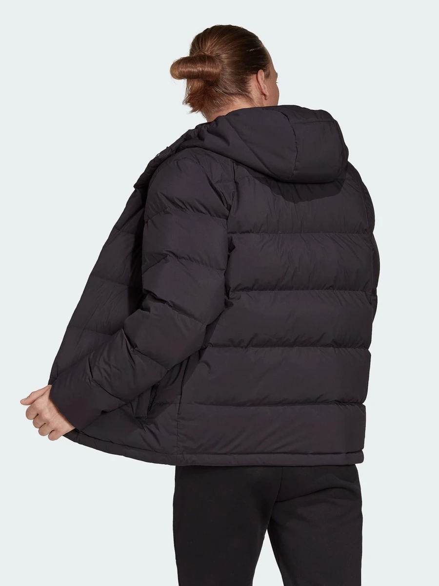 Adidas Куртка-пуховик мужская HELIONIC HOODED DOWN JACKET