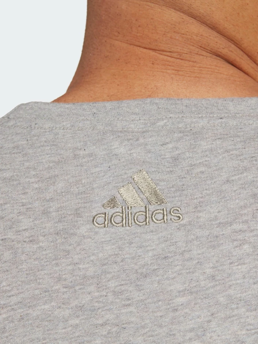 Adidas Футболка мужская EMBROIDERED LOGO T-SHIRT LINEAR JERSEY SIMPLE ESSENTIALS