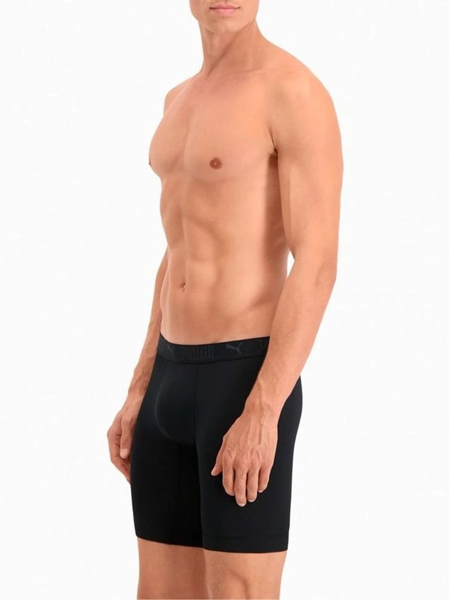Puma Трусы мужские PUMA SPORT MICROFIBER LONG BOXER 2P (2 шт.)