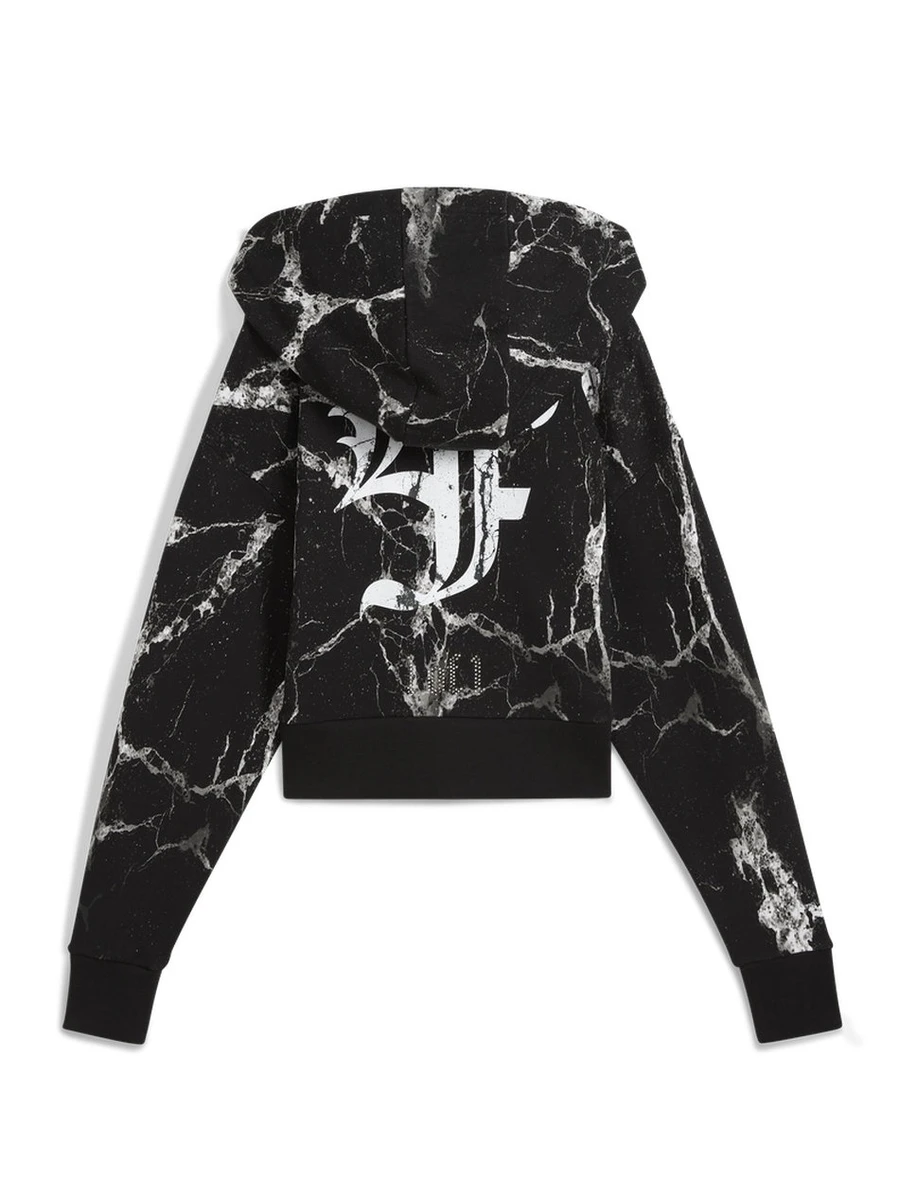Puma Джемпер женский HOOPS X LAFRANCE WRITTEN IN CHROME CROP HOODIE