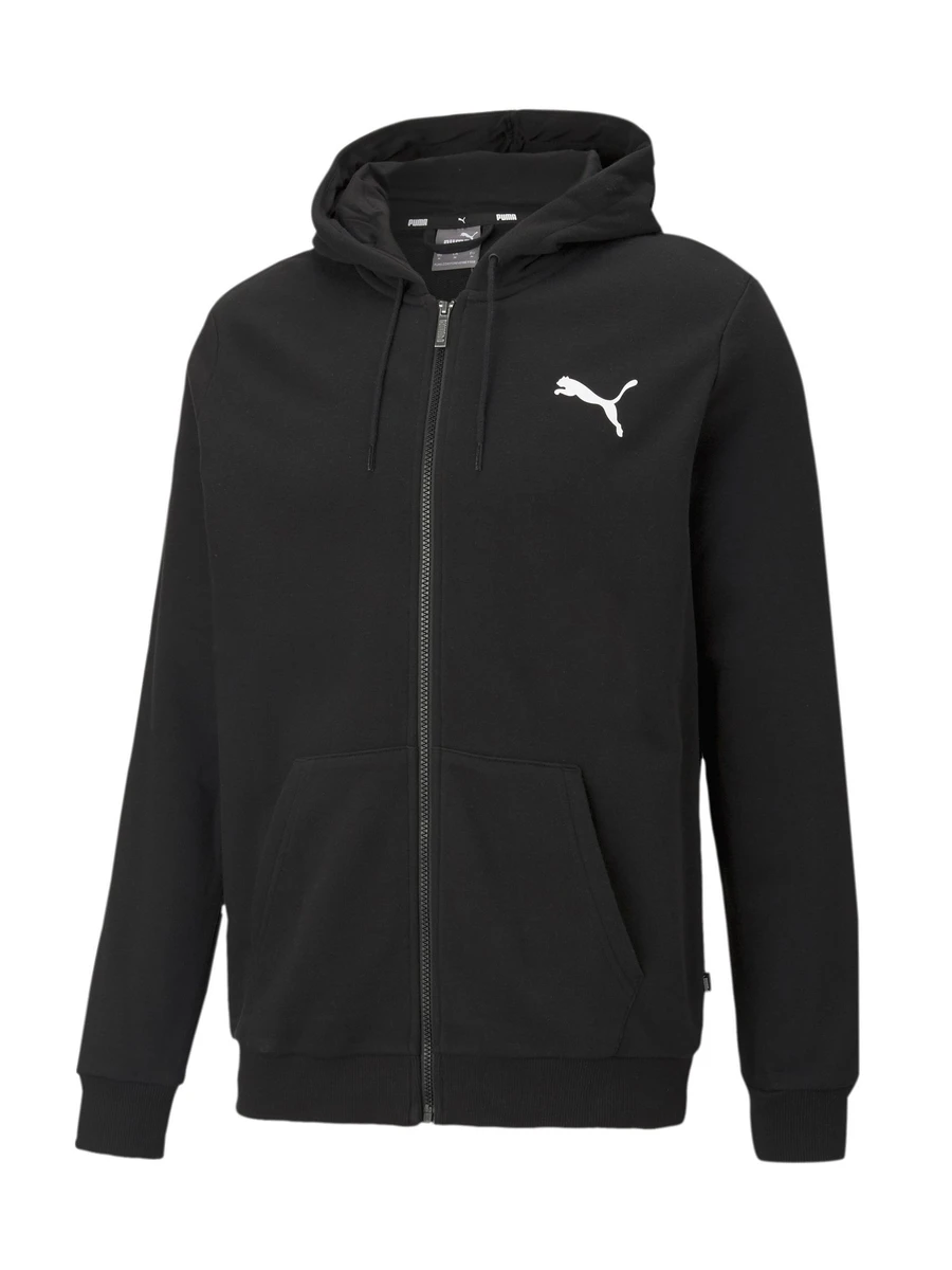 Puma Джемпер мужской ESS SMALL LOGO FZ HOODIE TR