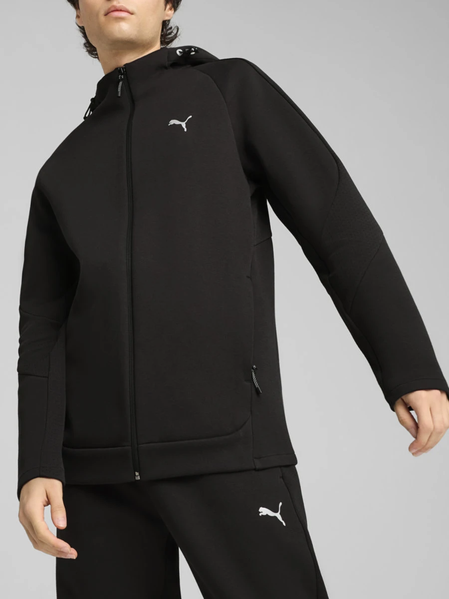 Puma Джемпер мужской EVOSTRIPE FULL-ZIP HOODIE DK