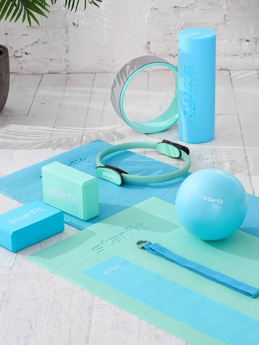 STARFIT Коврик для йоги и фитнеса, 183x61х0,4 см