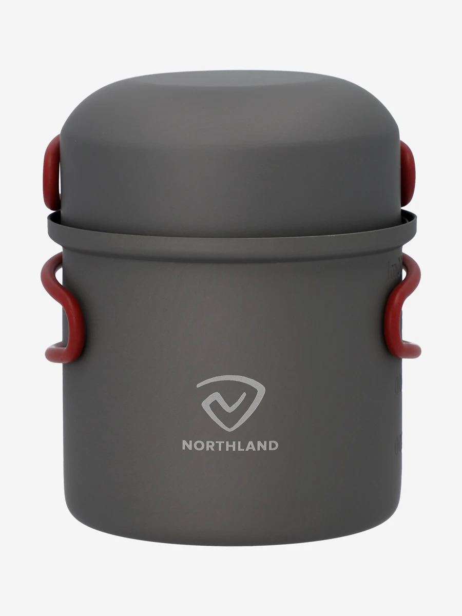 NORTHLAND Набор посуды: котелок 2 шт, миска 2 шт