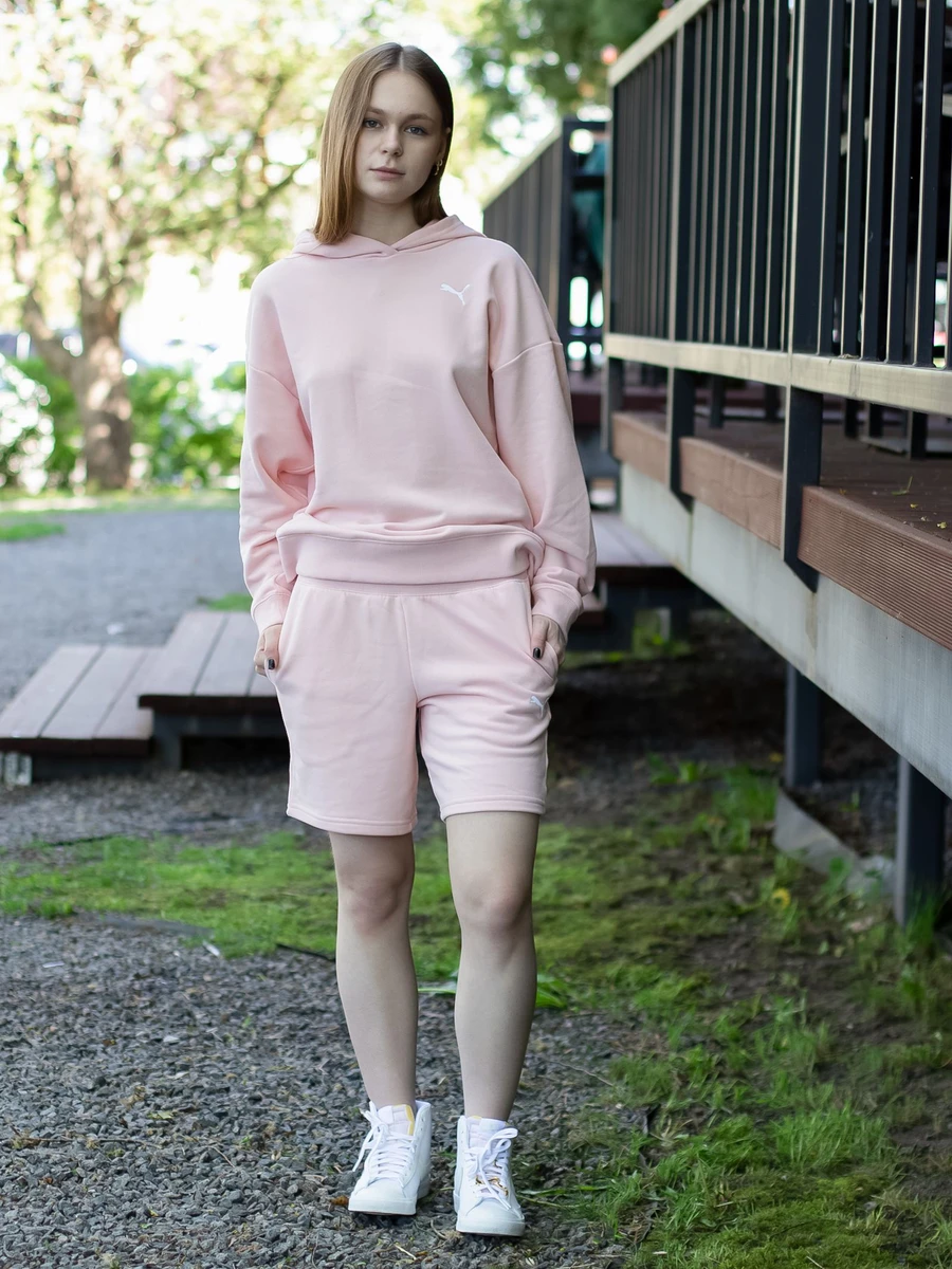 Puma Костюм спортивный женский LOUNGEWEAR SHORT SUIT TR