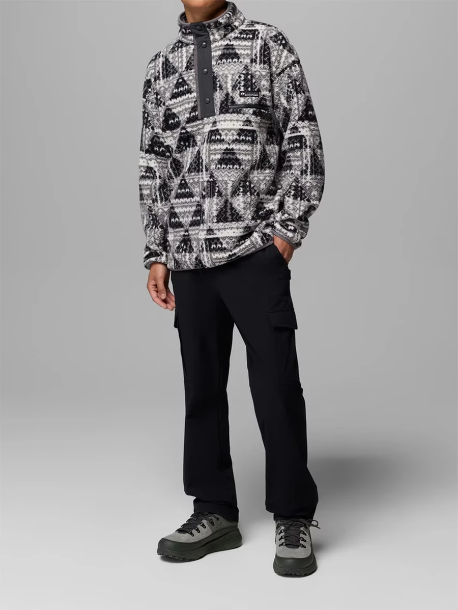 Columbia Джемпер мужской HELVETIA II PRINTED HALF SNAP FLEECE PULLOVER