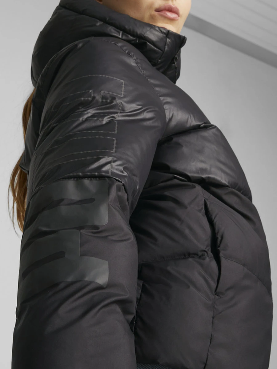 Puma Куртка утеплённая женская PUMA POWER HOODED JACKET PUMA BLACK