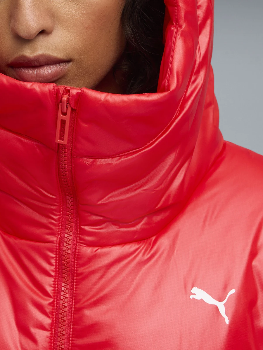 Puma Куртка утеплённая женская WARDROBE ESS SHINY HOODED PADDED JACKET