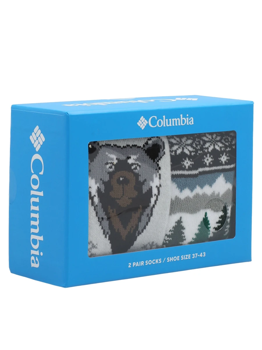 Columbia Носки BRUSHEDBEAR AND X-MAS TREES (2 пары)