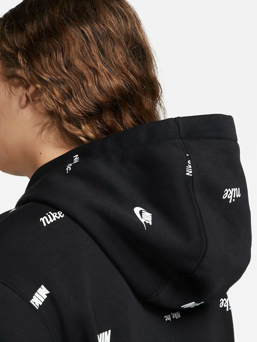 Nike Джемпер мужской CLUB+ BB PO AOP HOODIE