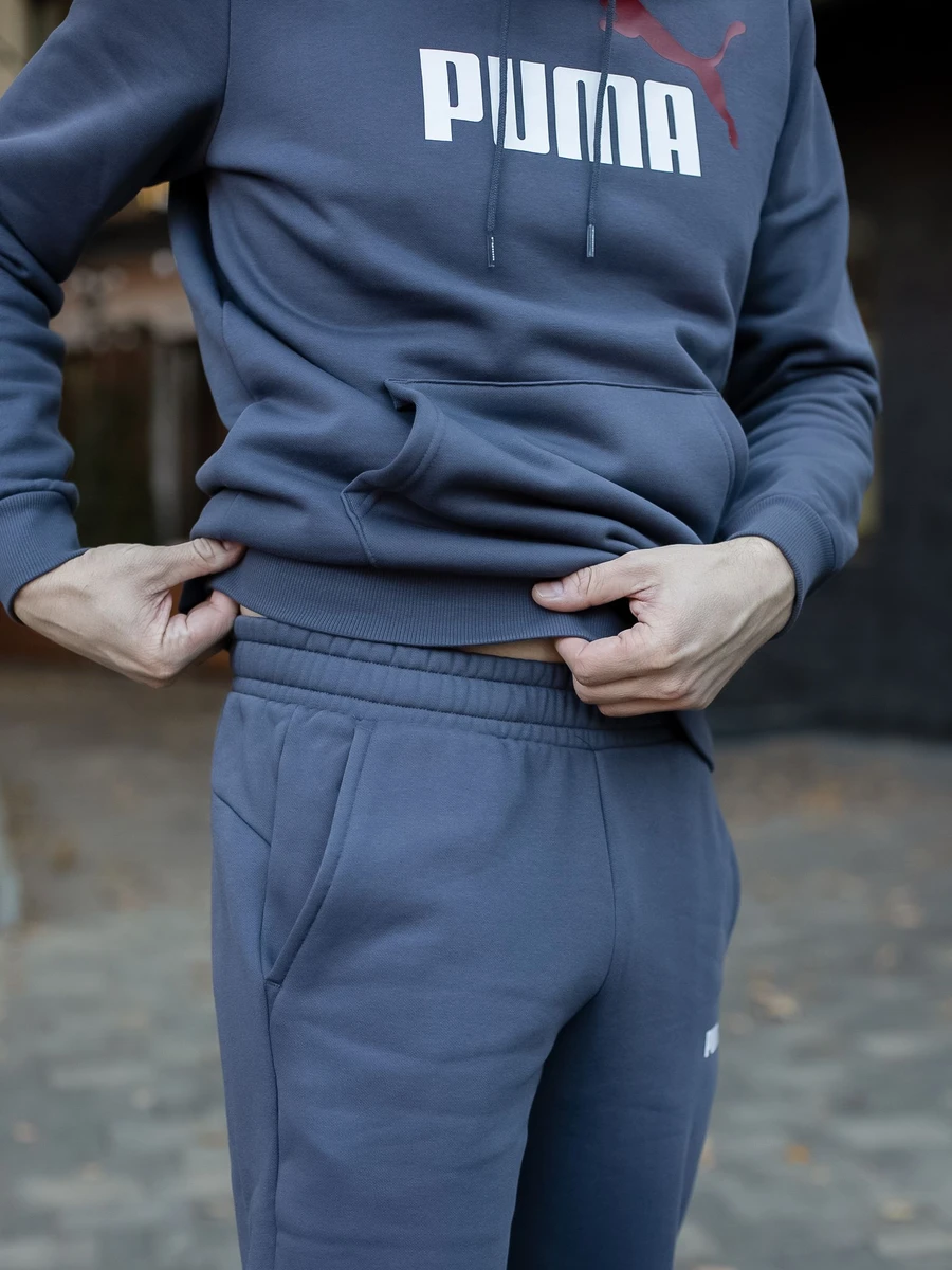 Puma Брюки мужские ESS+ 2 COL LOGO PANTS FL CL