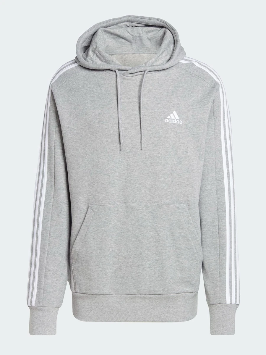 Adidas Джемпер мужской ESSENTIALS FRENCH TERRY 3-STRIPES HOODIE